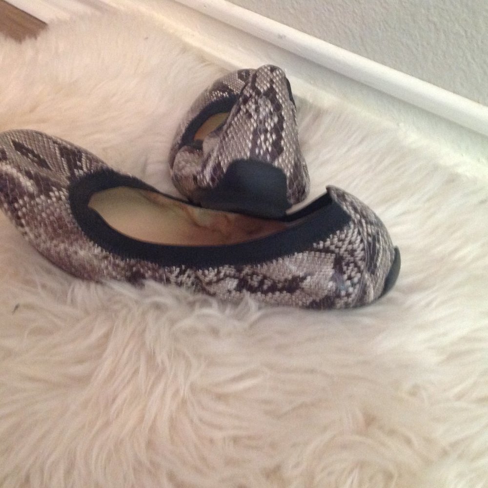 Cole Haan snake print flats - Picture 3 of 5